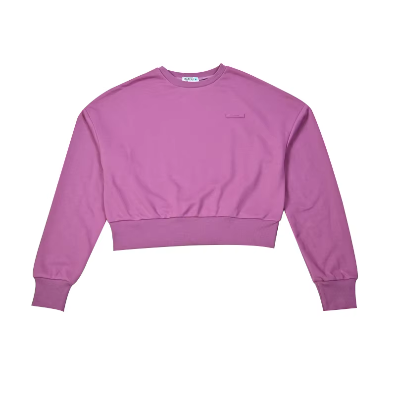Girls Cropped Crewneck Sweatshirt