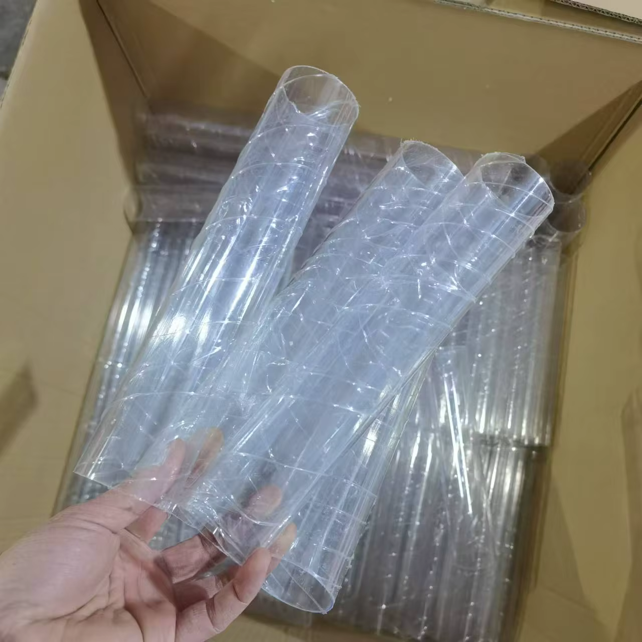 Glass Hurricane Candle Cylinder