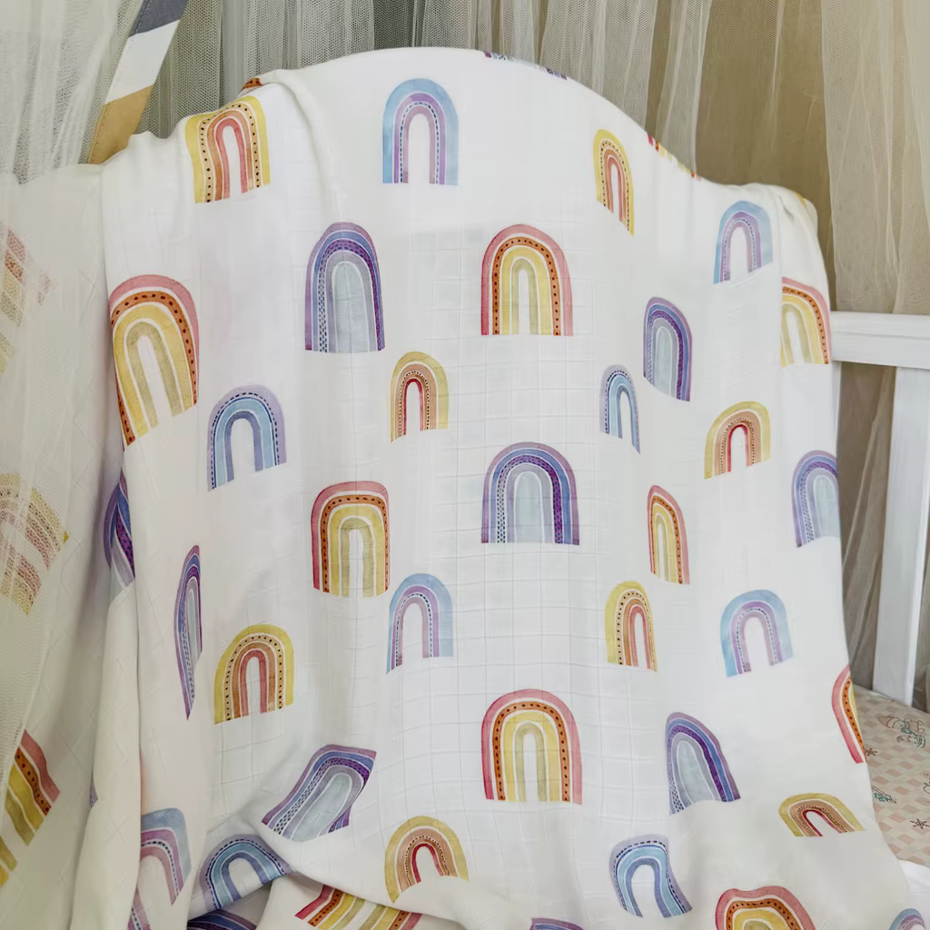 Organic Cotton Muslin Swaddle – Many Designs
