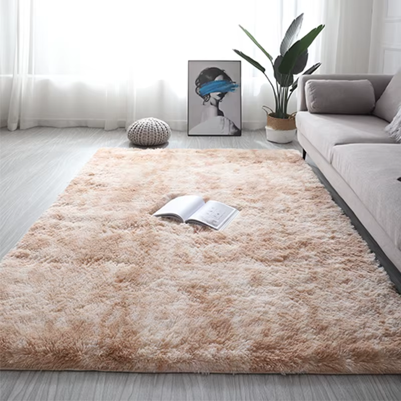Pastel Rainbow Fluffy Rug