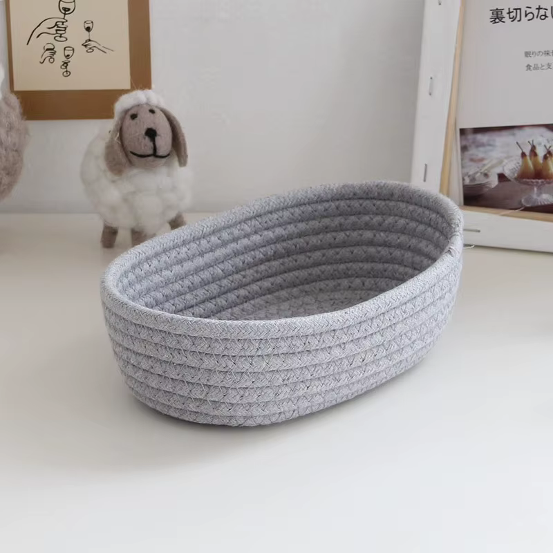 Nordic Cotton Rope Woven Storage Basket