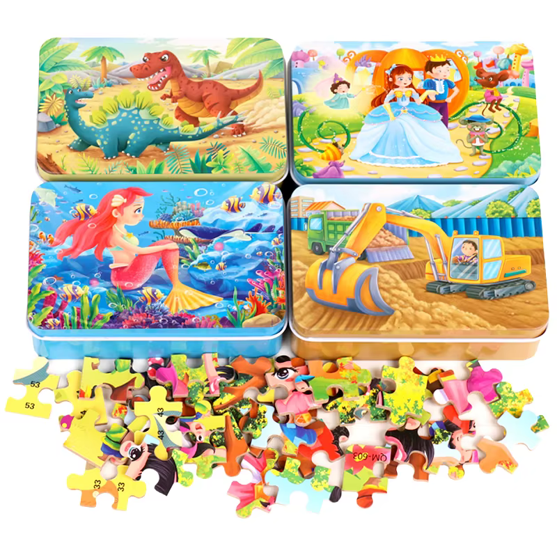 60-Piece Wooden Puzzle