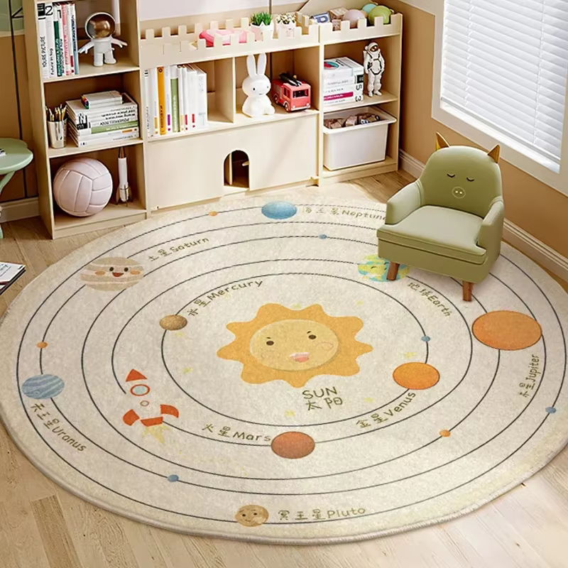 Little Lion Round Rug