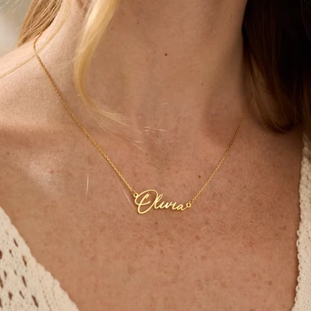 Script Name Necklace