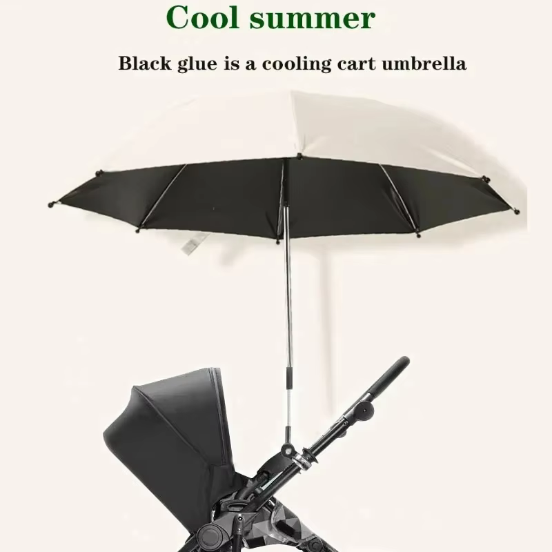 Clip-On Pram Parasol – 360° Adjustable – Lilvelle Pram & Buggy Extras find