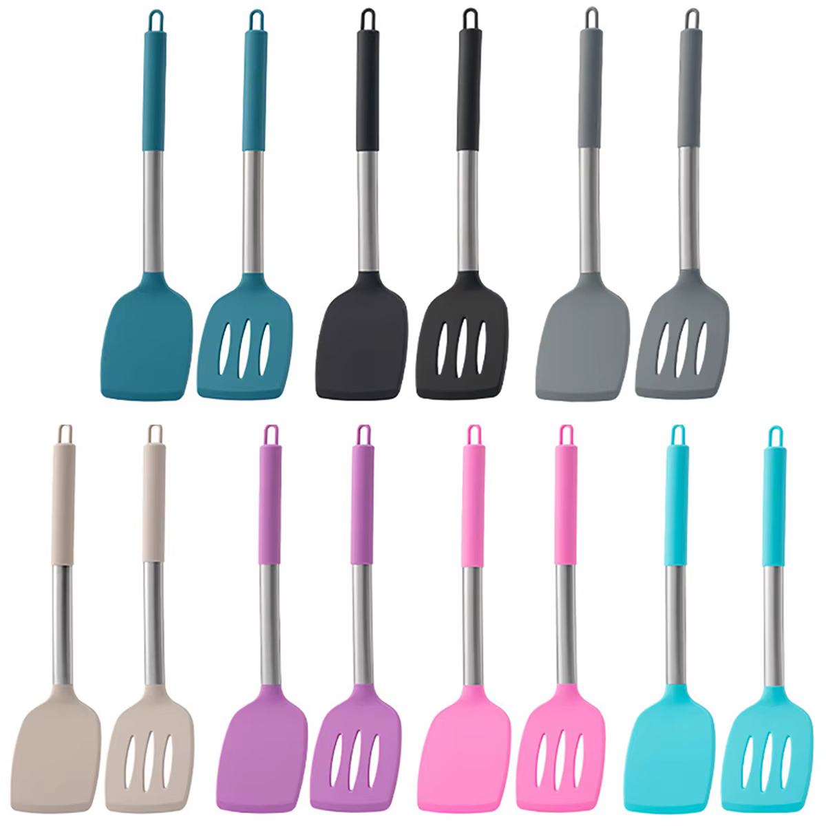 Stainless steel flipping spatulas (2) – Lilvelle Chanukah party finds