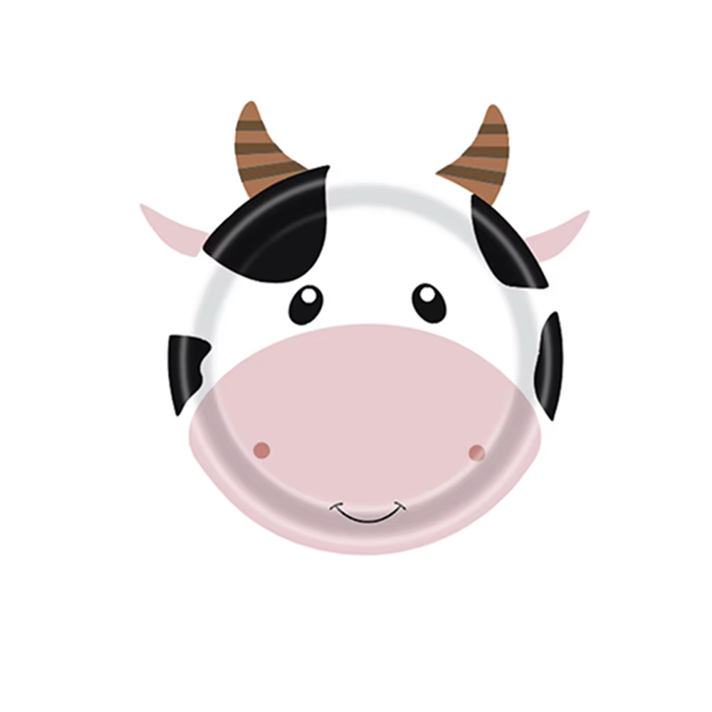 Farm Animal Party Tableware Set