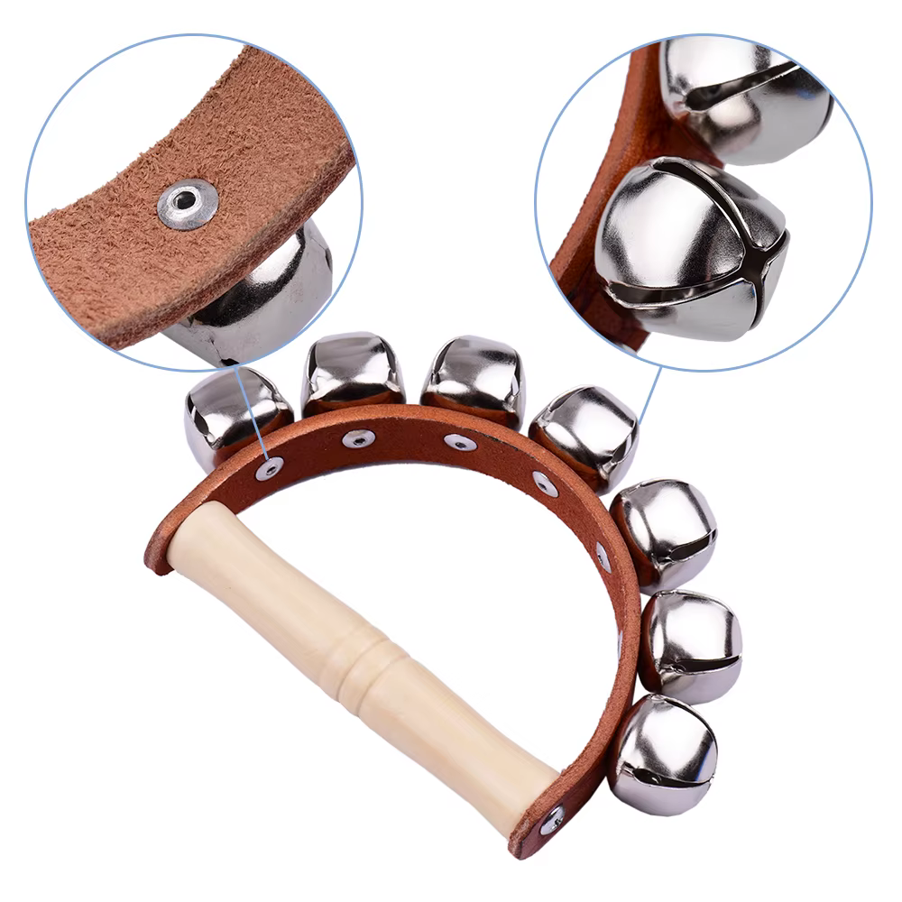 Wooden Hand Bells Set