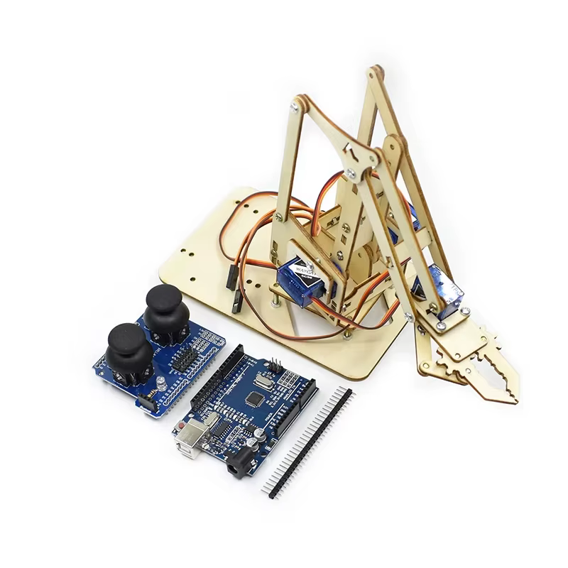 SG90 MG90S 4 DOF Unassembly Acrylic Mechanical Arm