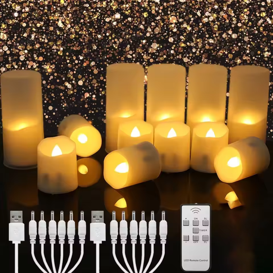 Remote Flameless LED Candles – Lilvelle Chanukah party finds