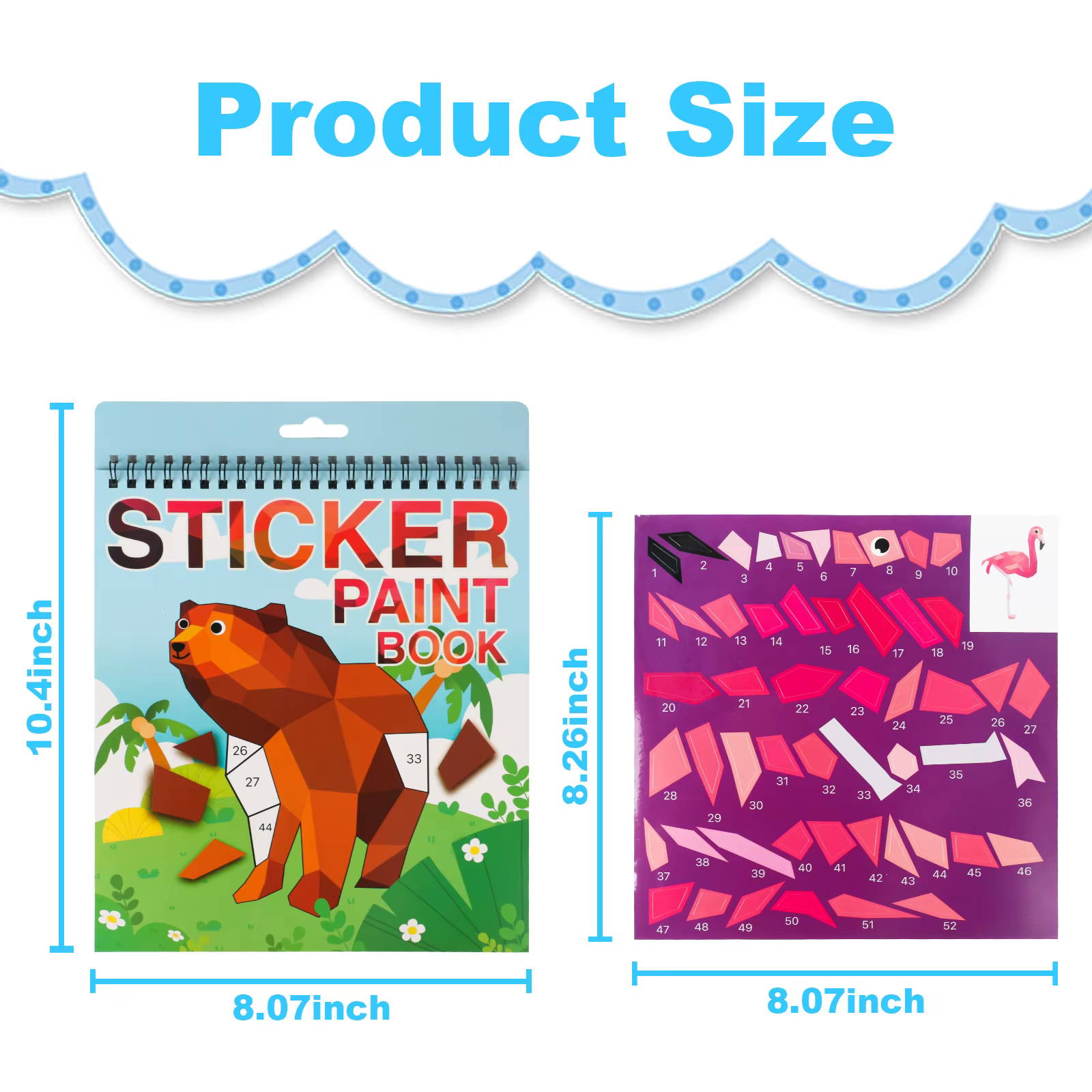 Sticker-by-Number Activity Book – Ocean