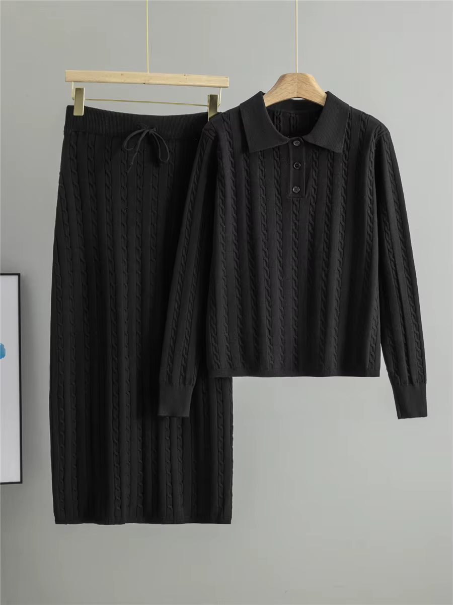 Knit Sweater & Maxi Skirt Set