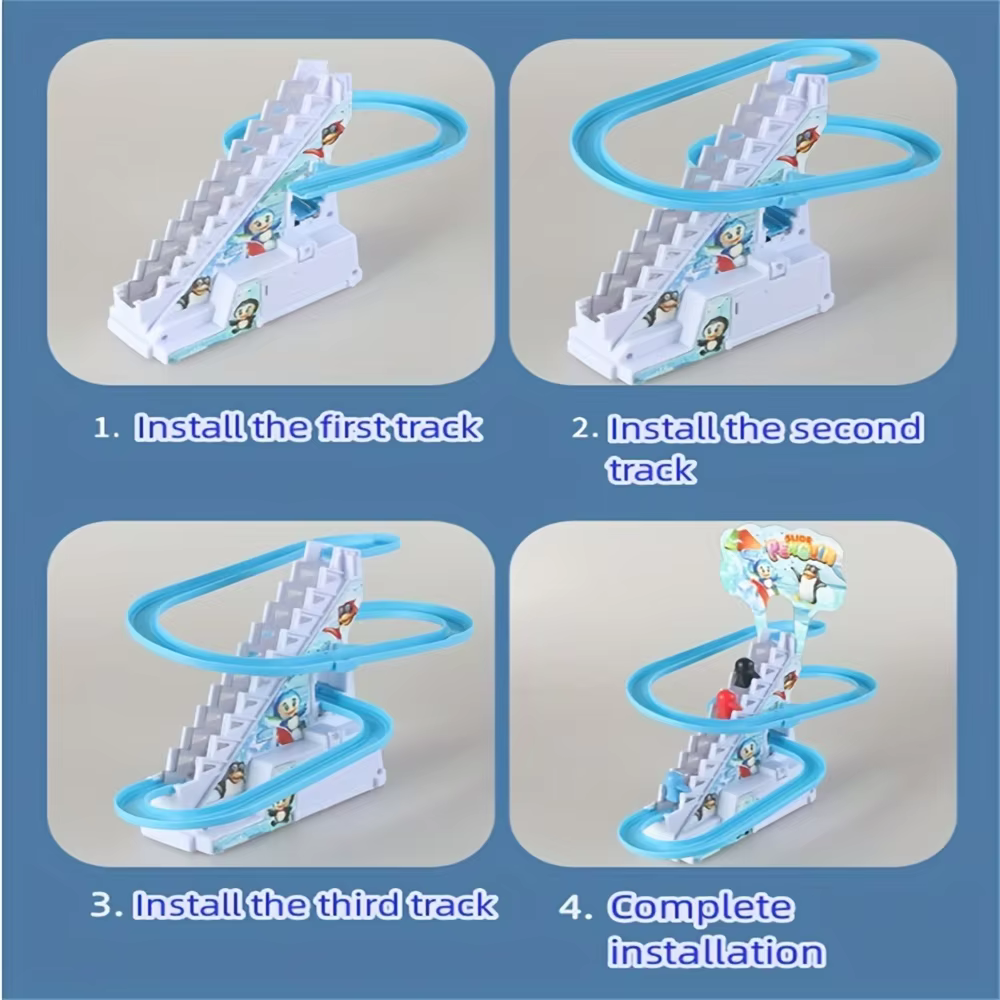 LED Penguin Race Set