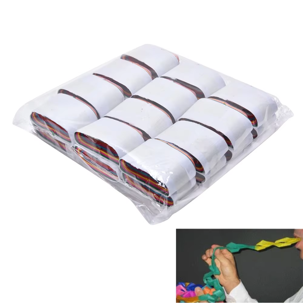 Mouth coils paper streamers