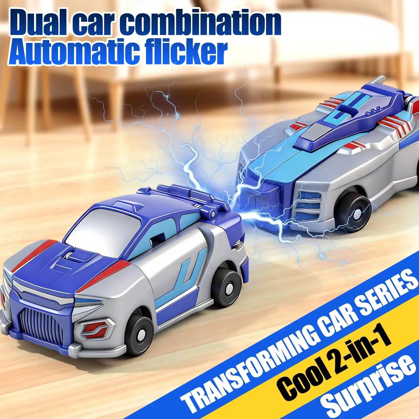 Magnetic Crash Transforming Car