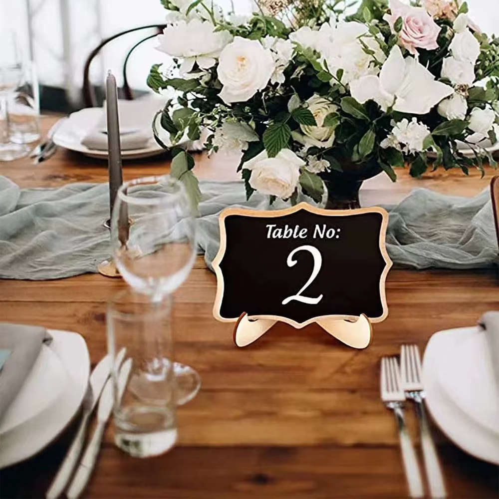 Mini Chalkboard Place Card Stands