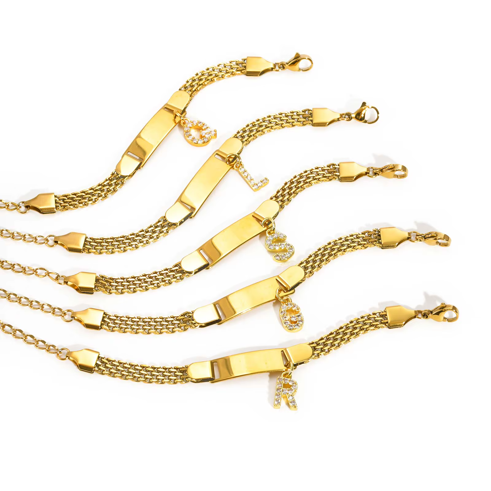 Vnox Dainty Initial Bracelet for Babies & Girls – Lilvelle jewellery edit