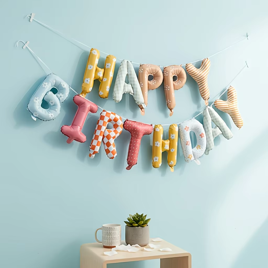 Happy Birthday Letter Balloon Set