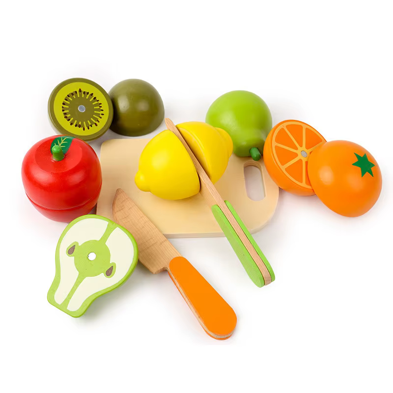 Wooden Cutting Food Set