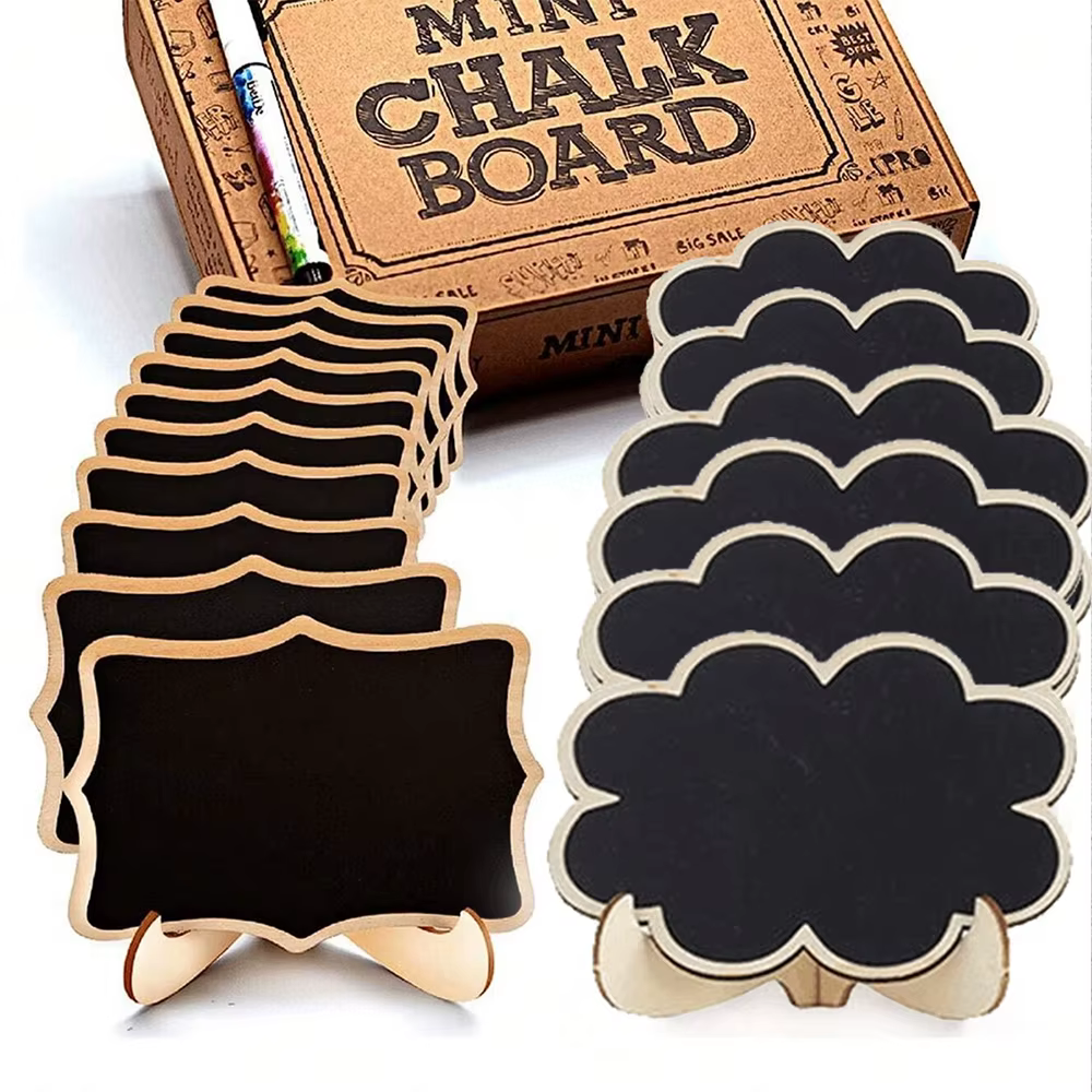 Mini Chalkboard Place Card Stands