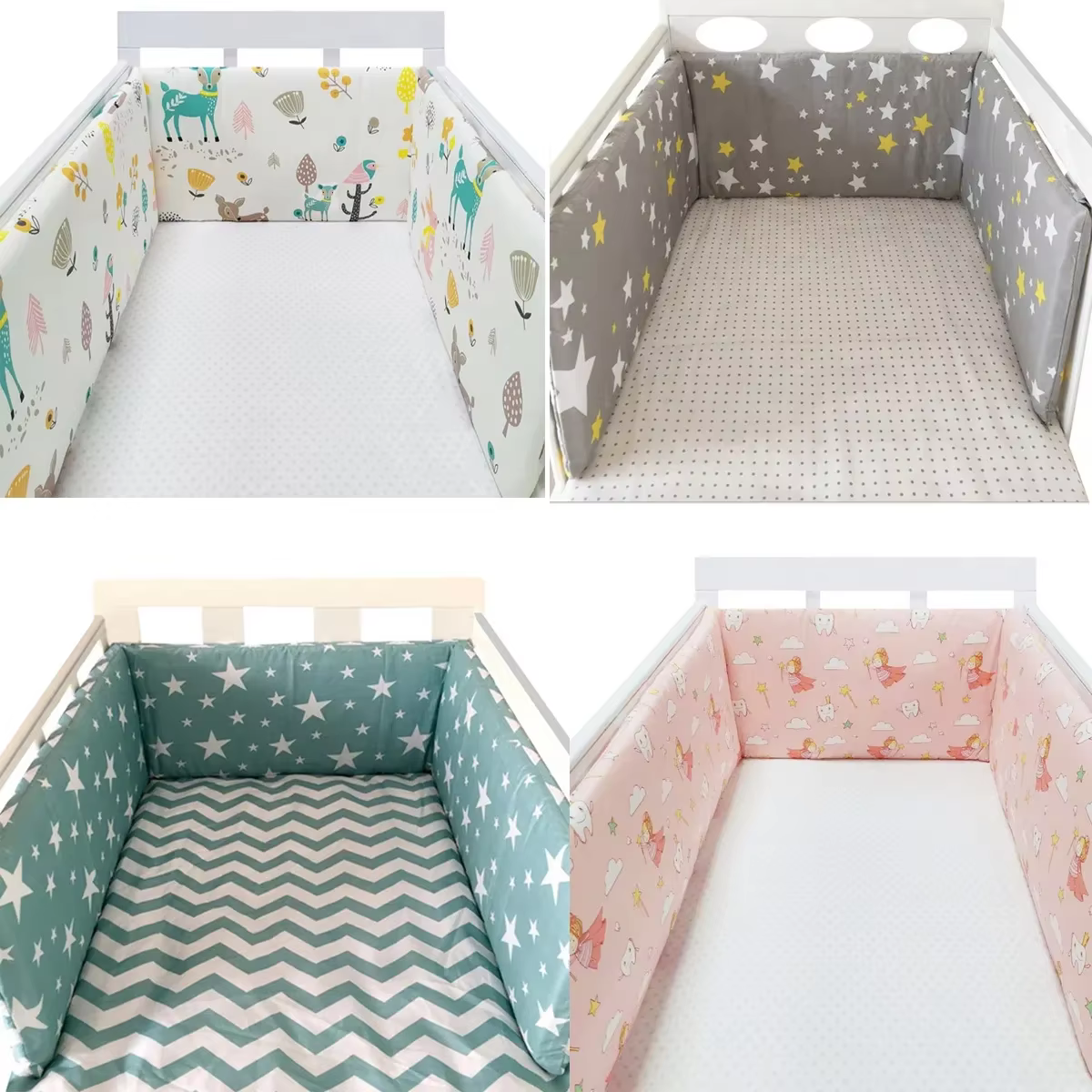 Nordic Star Cot Bumper – Lilvelle kids bedroom & nursery find