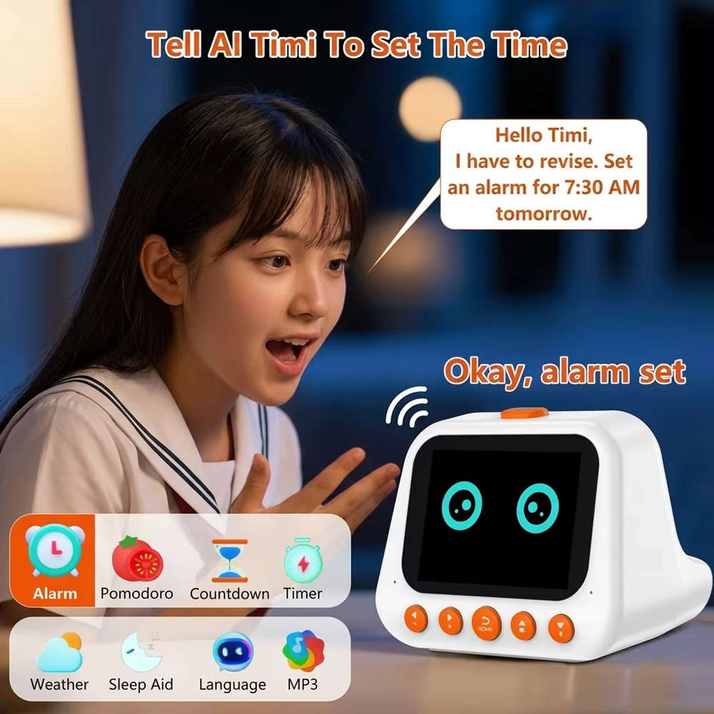Talking Robot Alarm Clock