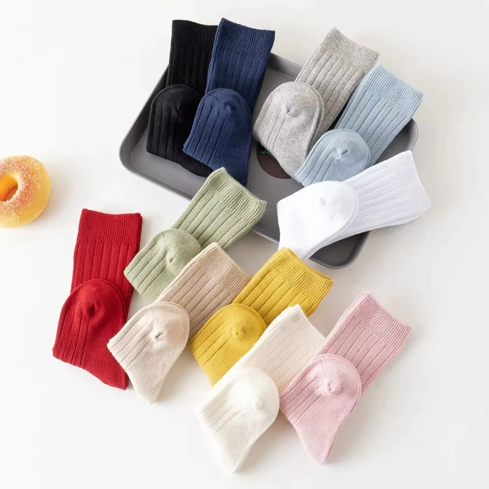 Fine Cotton Knee Socks