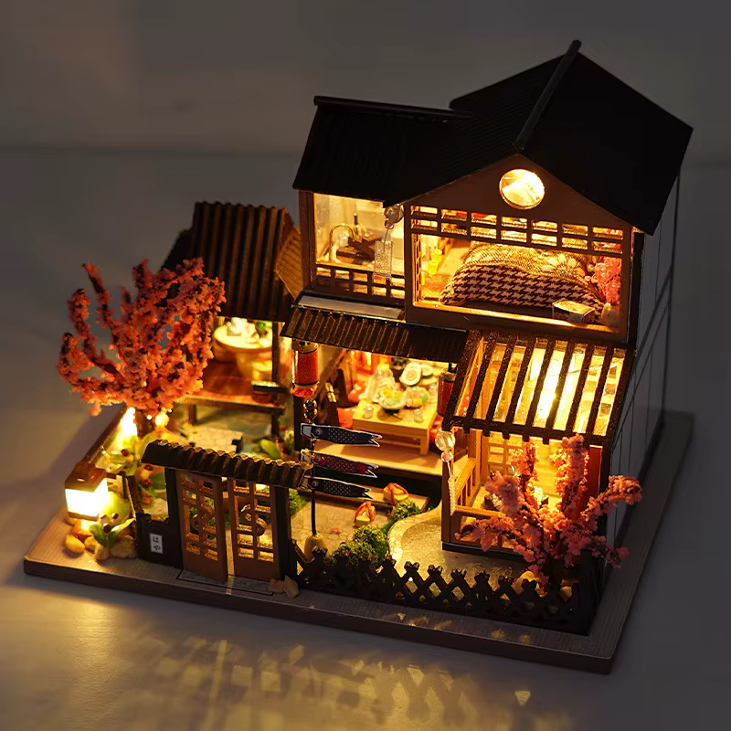 DIY Wooden Dollhouse Kit