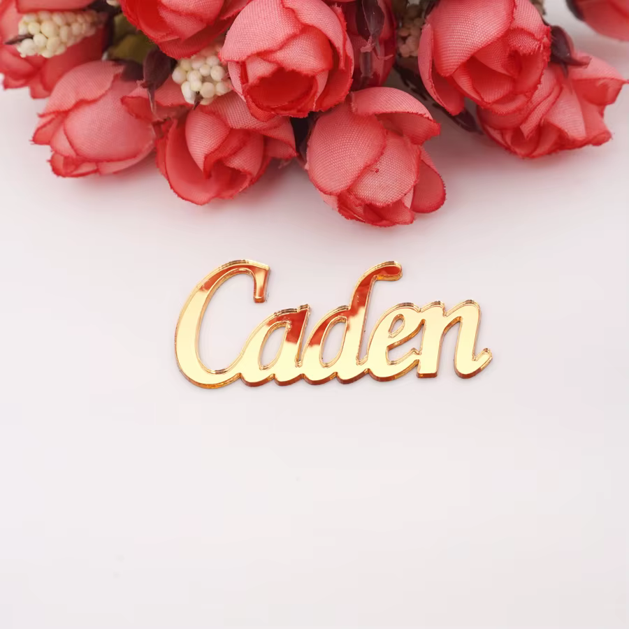 Mirror Acrylic Name Place Cards