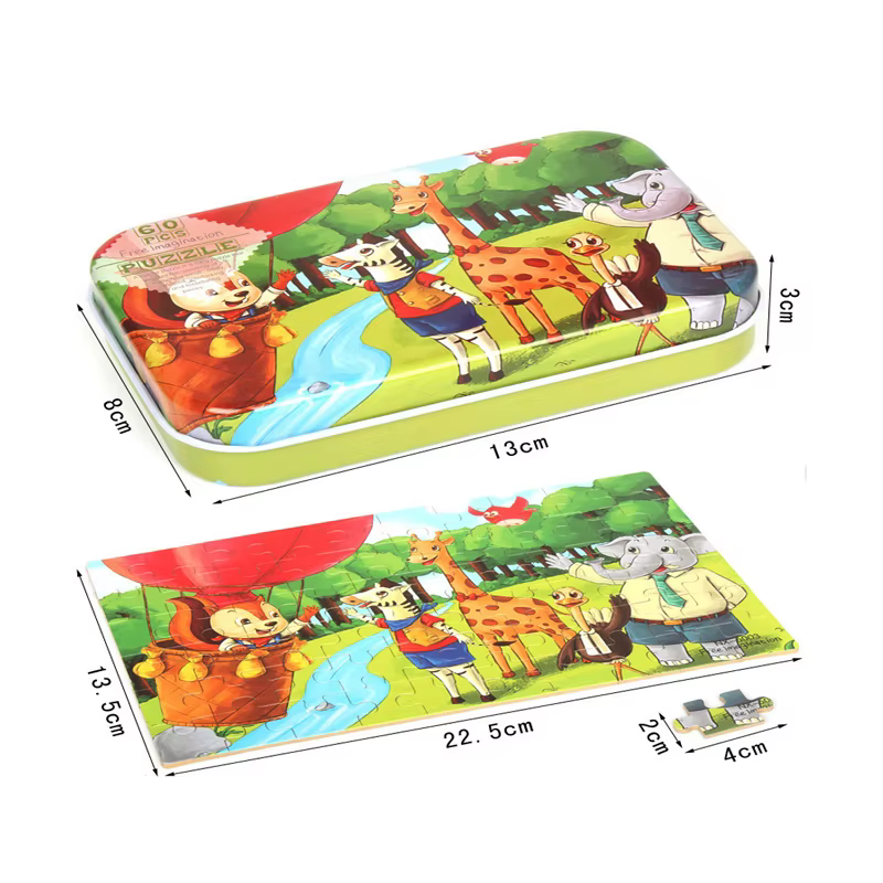 60-Piece Wooden Puzzle