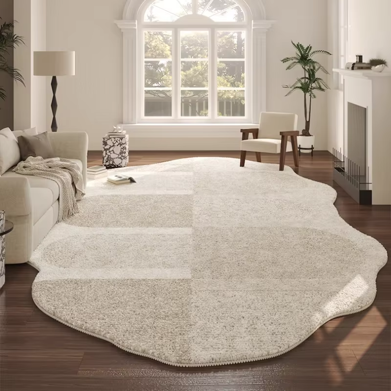 French Cream Cloud-Shape Rug