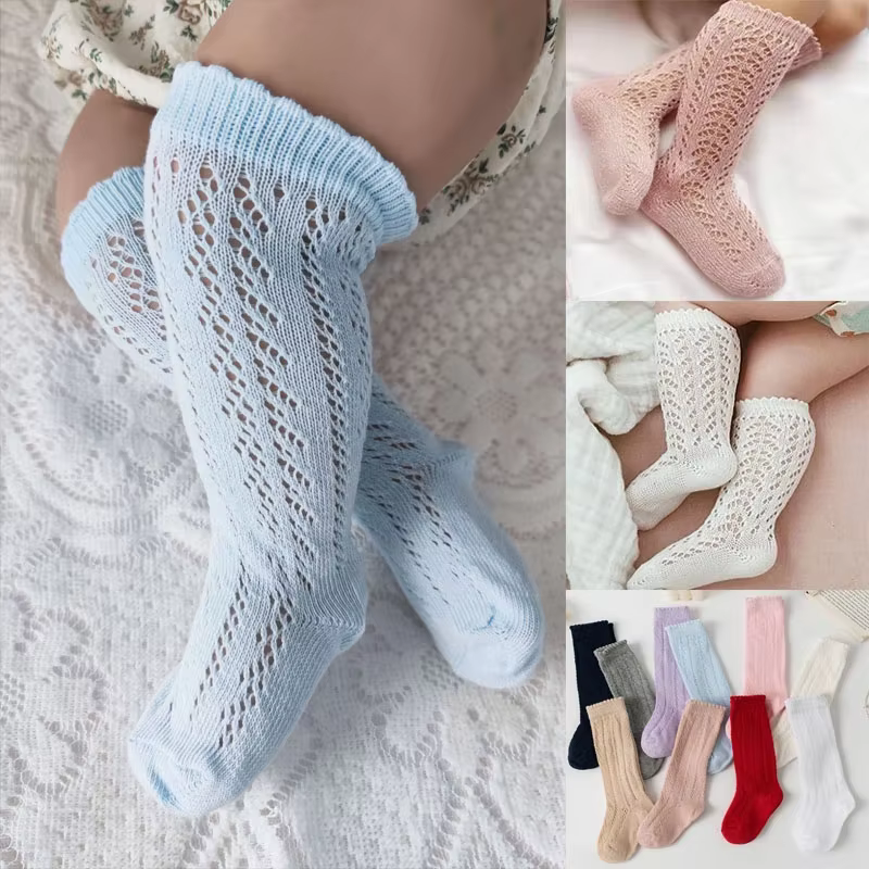 Fine Mesh Knee Socks – Lilvelle find