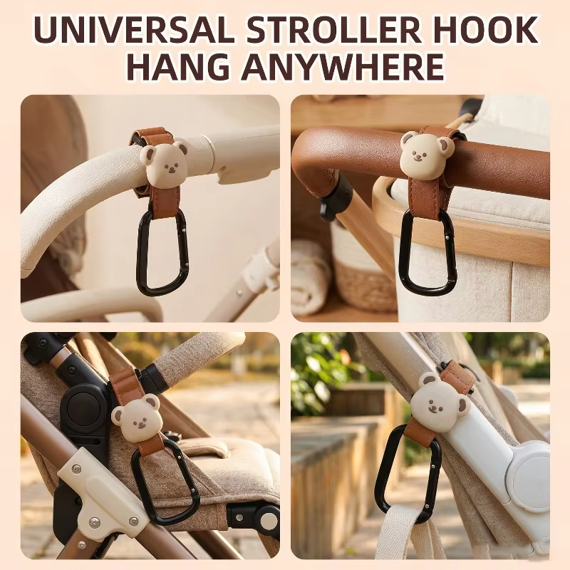 Cute Bear Pram Hooks