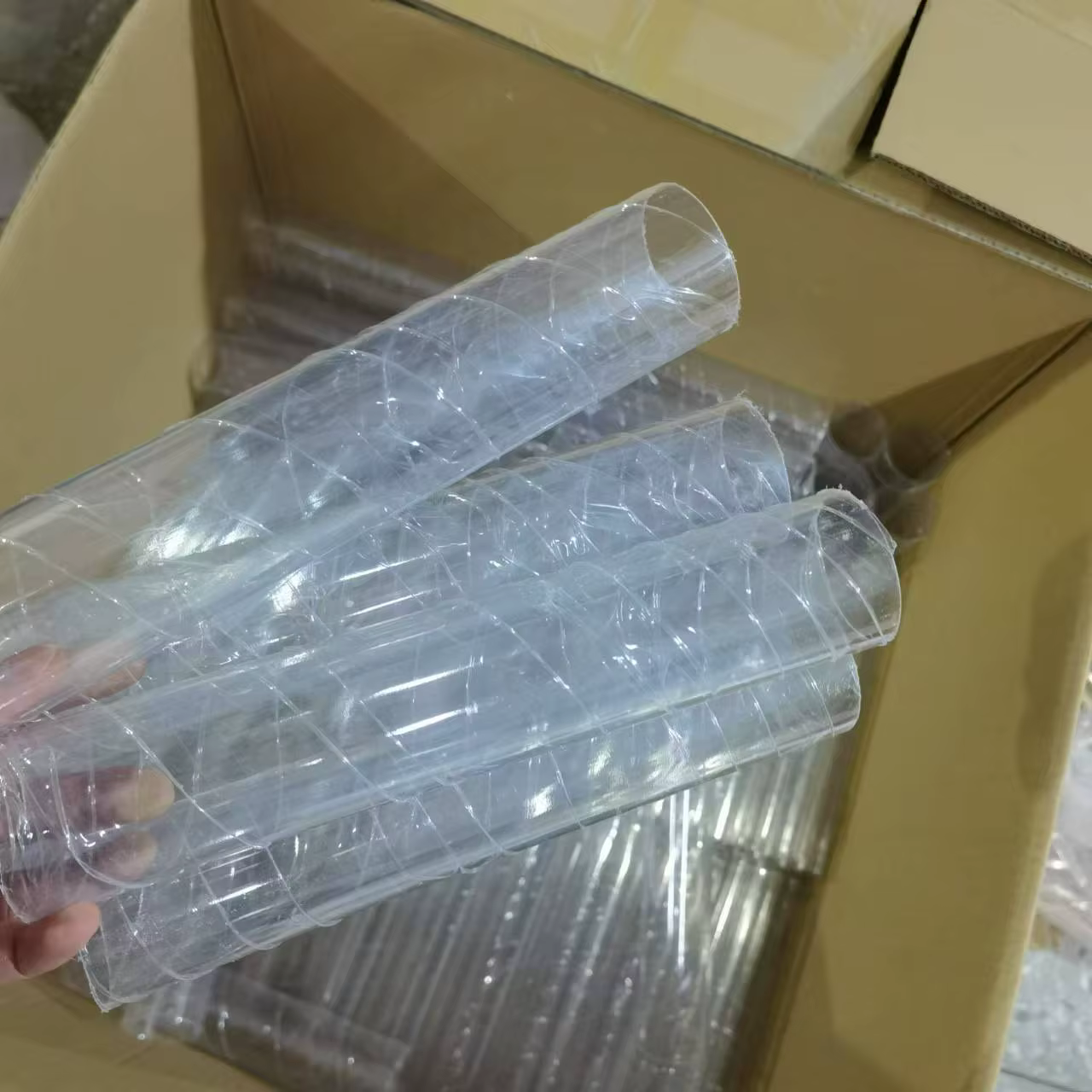 Glass Hurricane Candle Cylinder