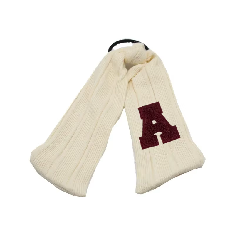 Chenille Letter Patch Headband