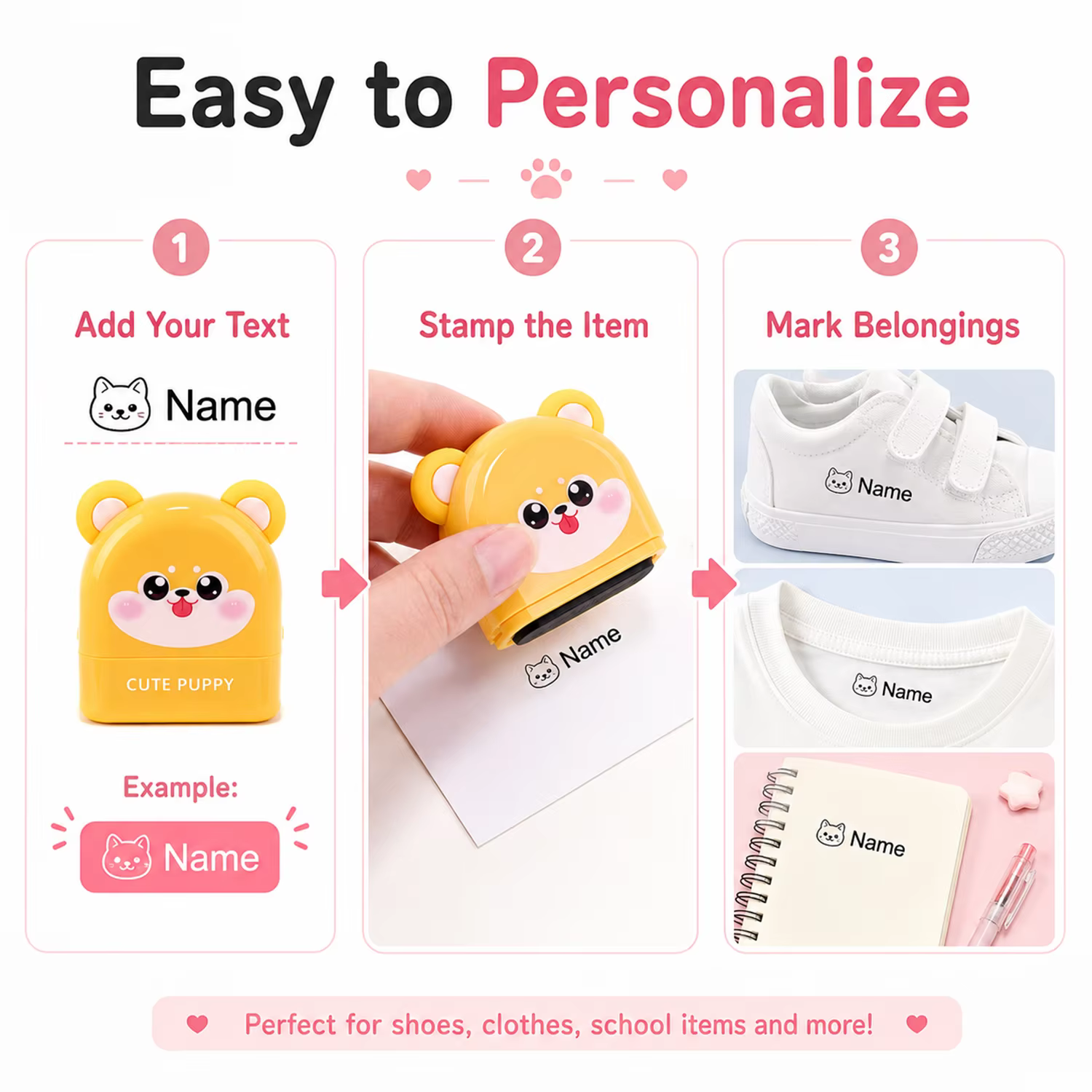 Personalised Children's Name Stamp