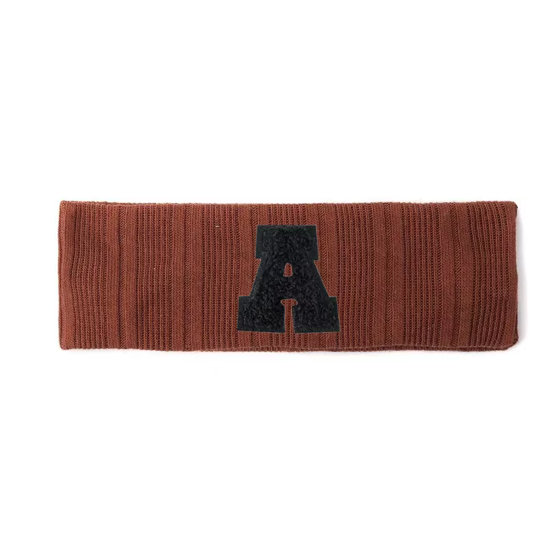 Chenille Letter Patch Headband