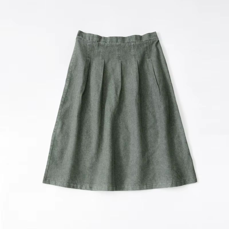 Denim Dash Green Denim Skirt – Ali & Co Denim Dash AW26