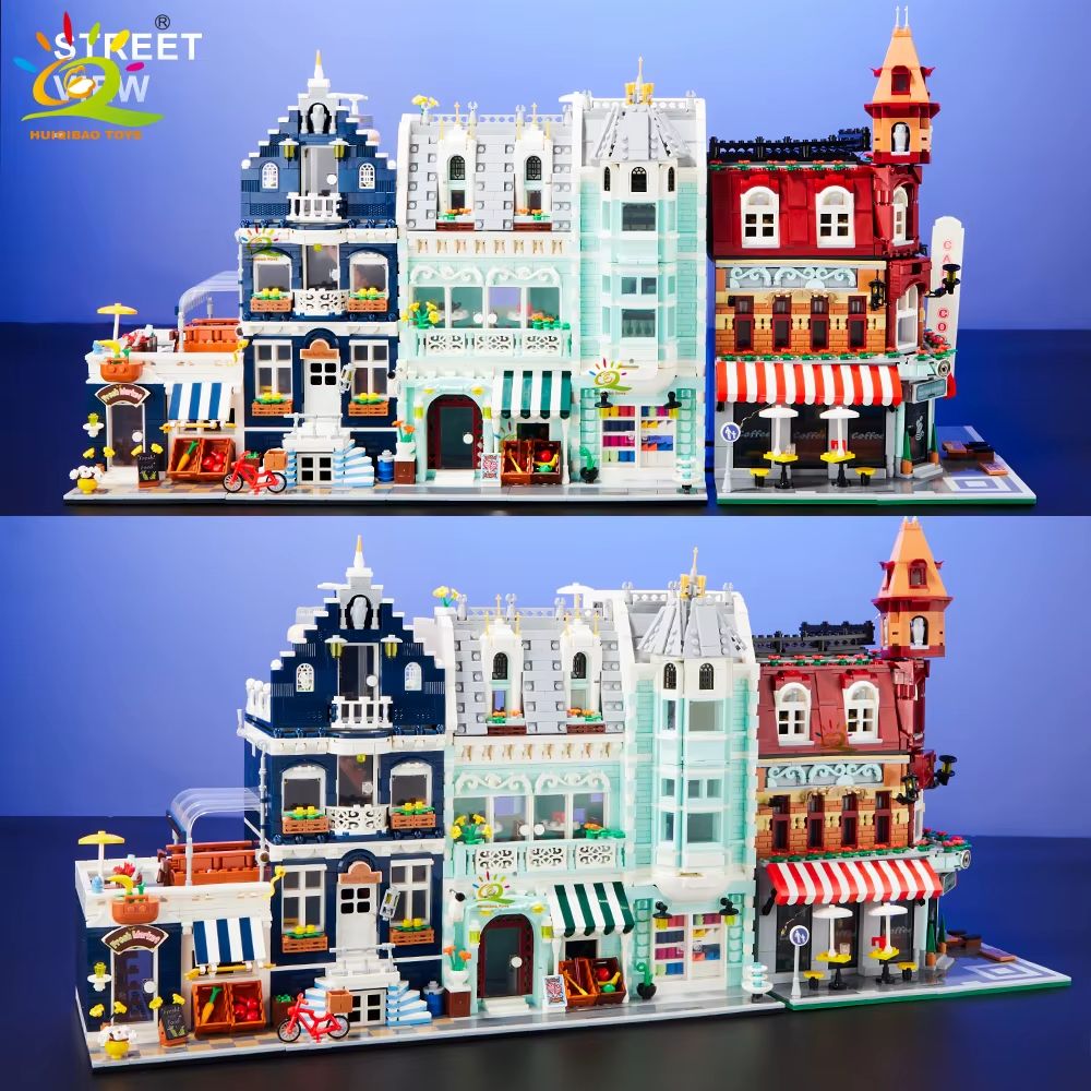 Corner Coffee Shop Brick Set