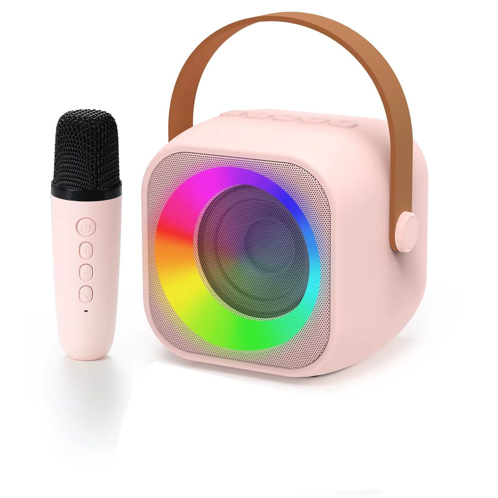 Portable Karaoke Machine – Pink