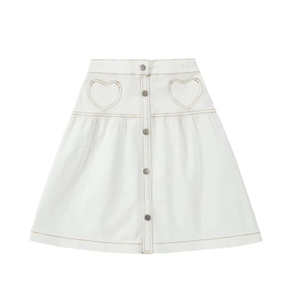 White Denim Collection – White Skirt