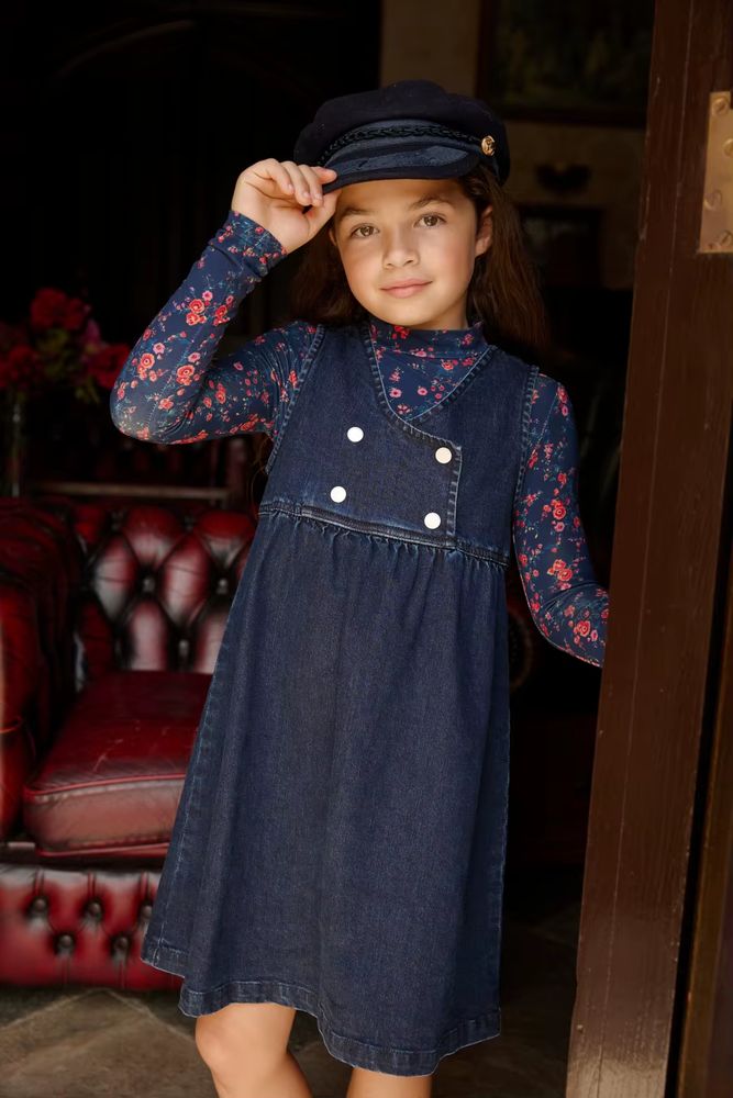 Denim Varsity Collection – Teen Girl Tops