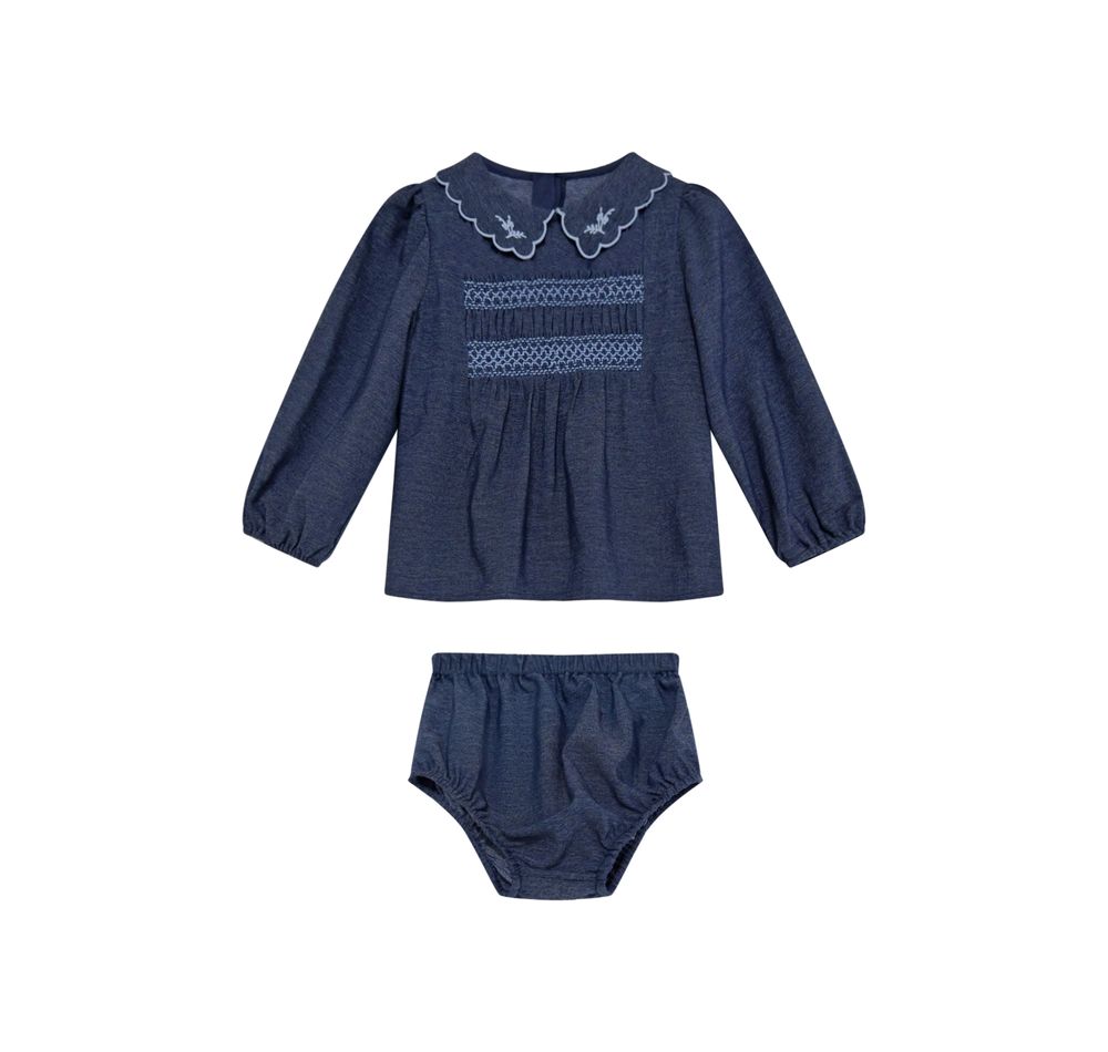 Navy Robe Collection Baby Girl Set – Ali Plus AW26