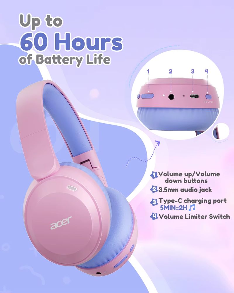 Acer Kids Bluetooth Headphones