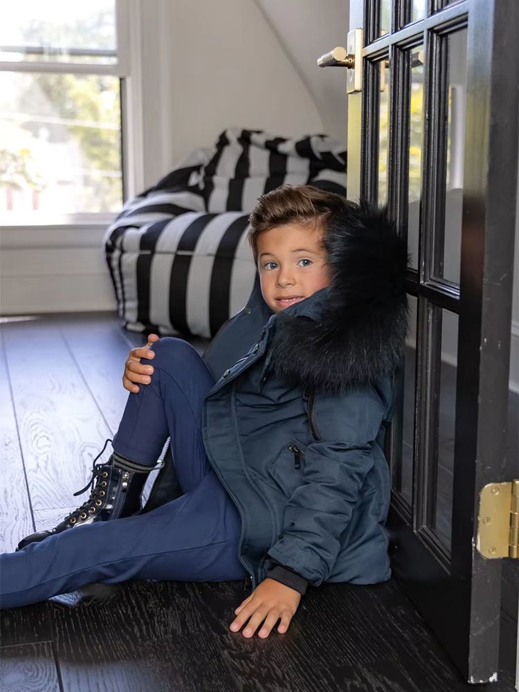Black Bomber Short Winter Coat