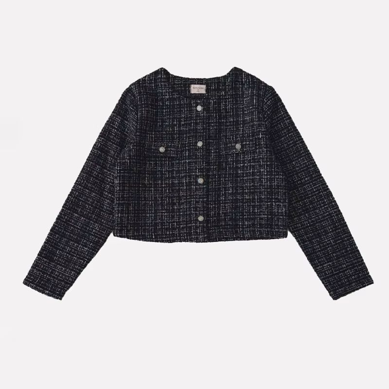 Midnight Tweed tweed girls jacket – Ali Plus AW26