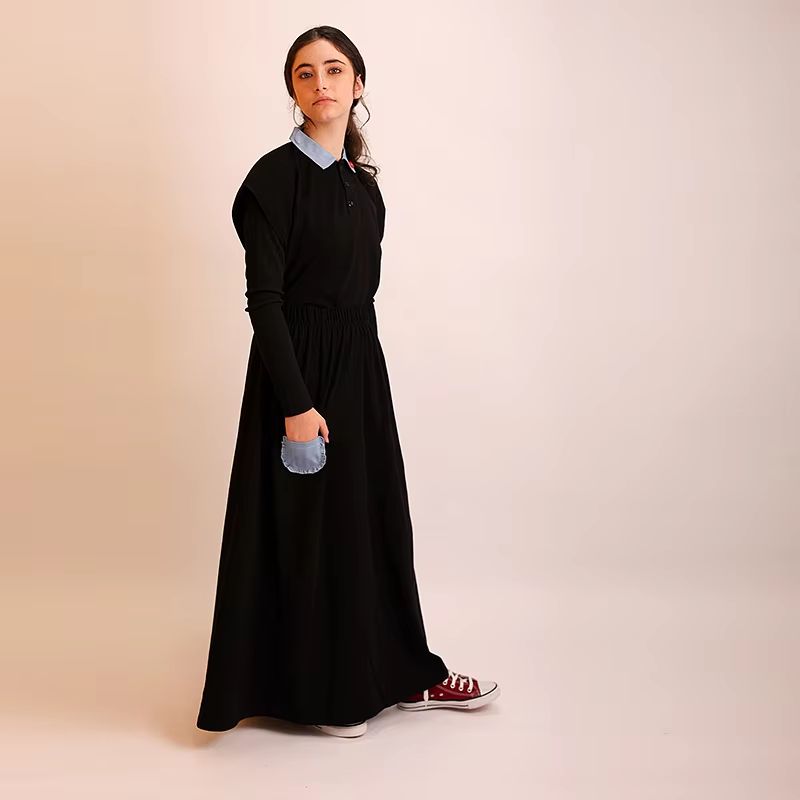 Black Pockets Collection – Baby Set