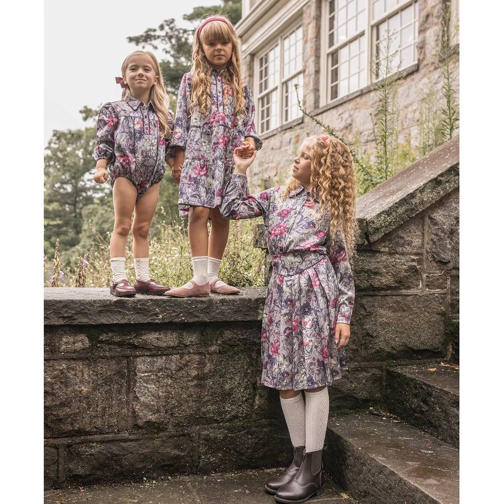 Purple Floral Satin Collection – Ali Picks AW26 family matching collection