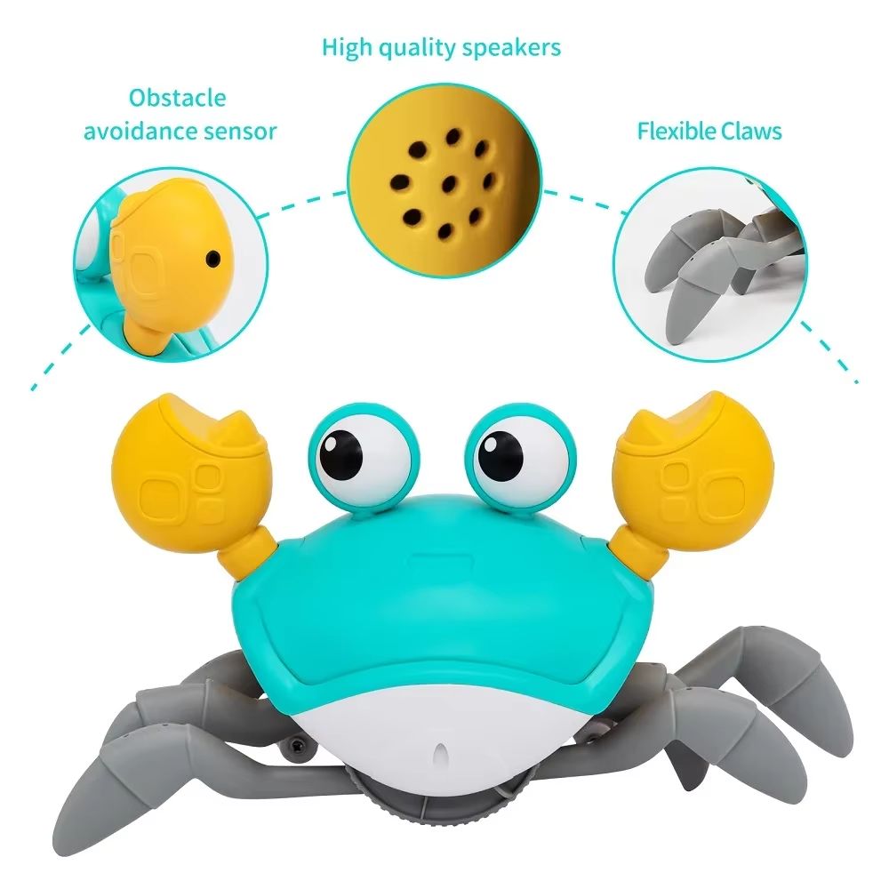 Crawling Crab Toy – Blue