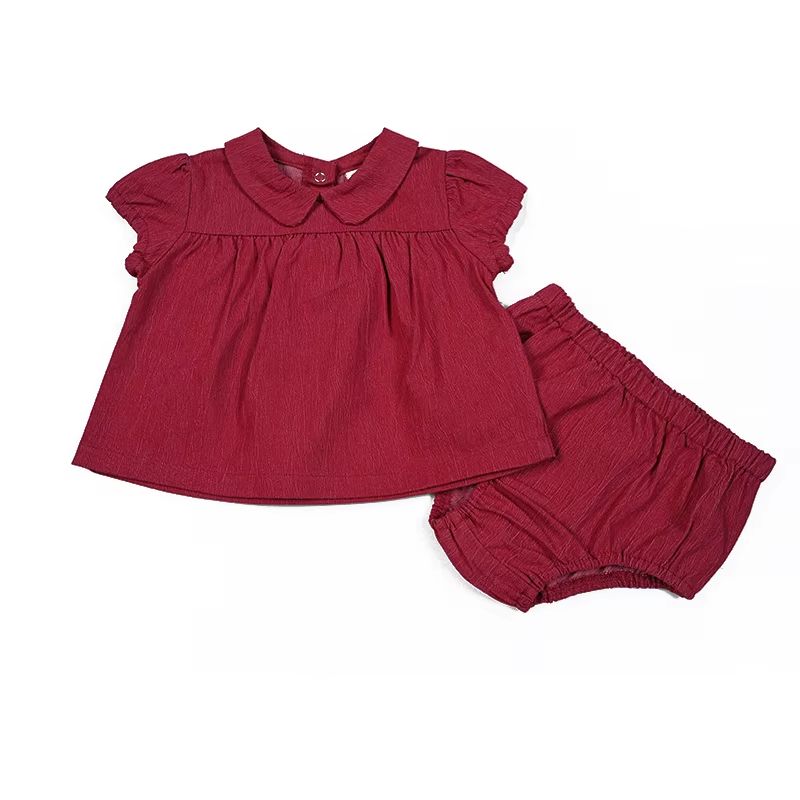 Red Denim Collection – Girl Shirt And Brief